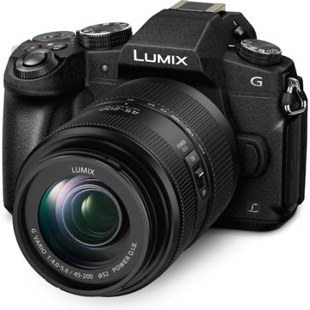 Panasonic LUMIX G80 + H-FS12060 - zestaw, kompaktowy aparat bezlusterkowy, Micro 4/3, z obiektywem, 12-60mm f/3.5-5.6, c